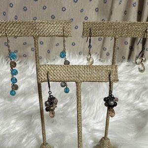 Elegant Beaded Dangle Earrings